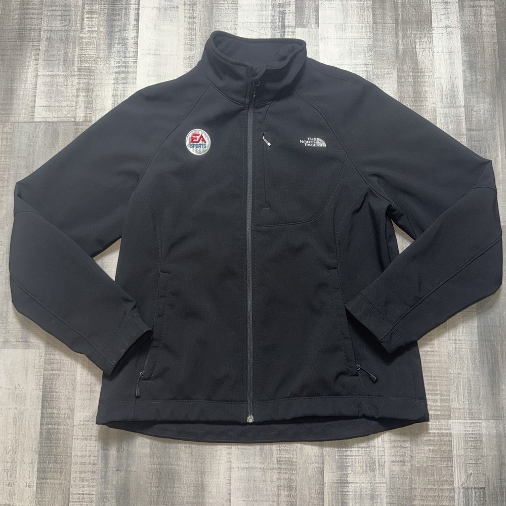 The North Face TNF Apex Jacket Womens XL Black Fleece Lined EA Sport Embodied